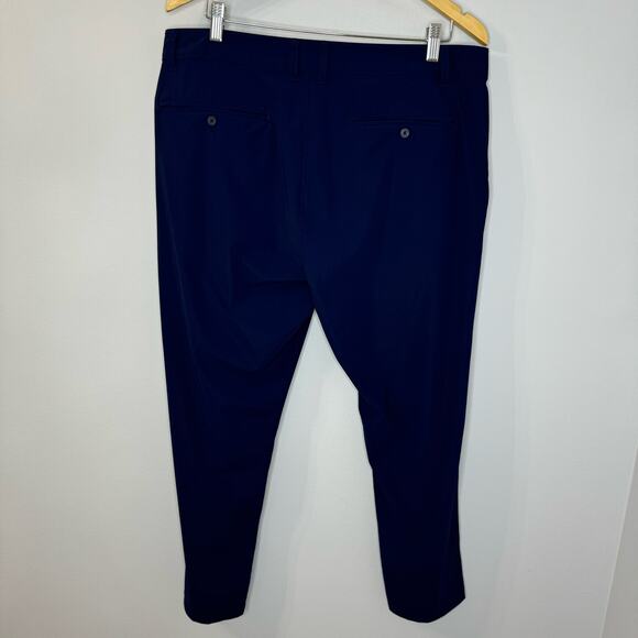 Rhone Resort Pant Navy Stretch Commute Business Casual Travel Men's 36x28 - Picture 4 of 13